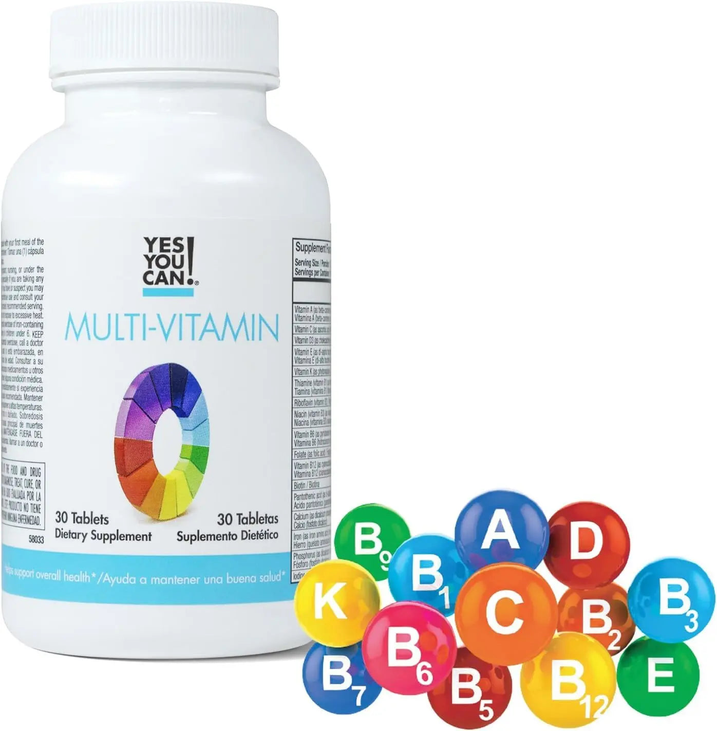 Yes You Can! Daily Multivitamins for Men and Women - Helps Assist Overall Health & Well-Being, Contains Antioxidants Yes You Can! buy supplements canada