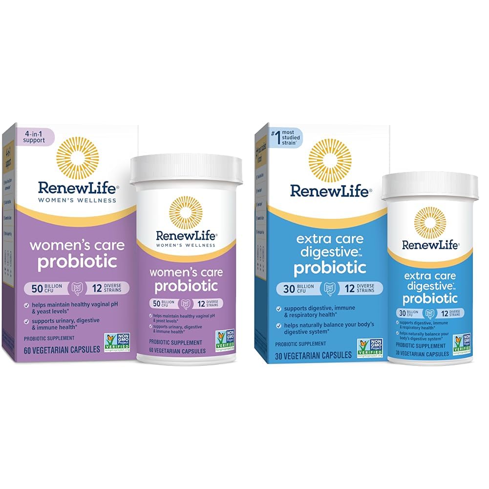 Renew Life Women's Probiotic Capsules, 50 Billion CFU Guaranteed, Supports Vaginal Renew Life buy supplements canada