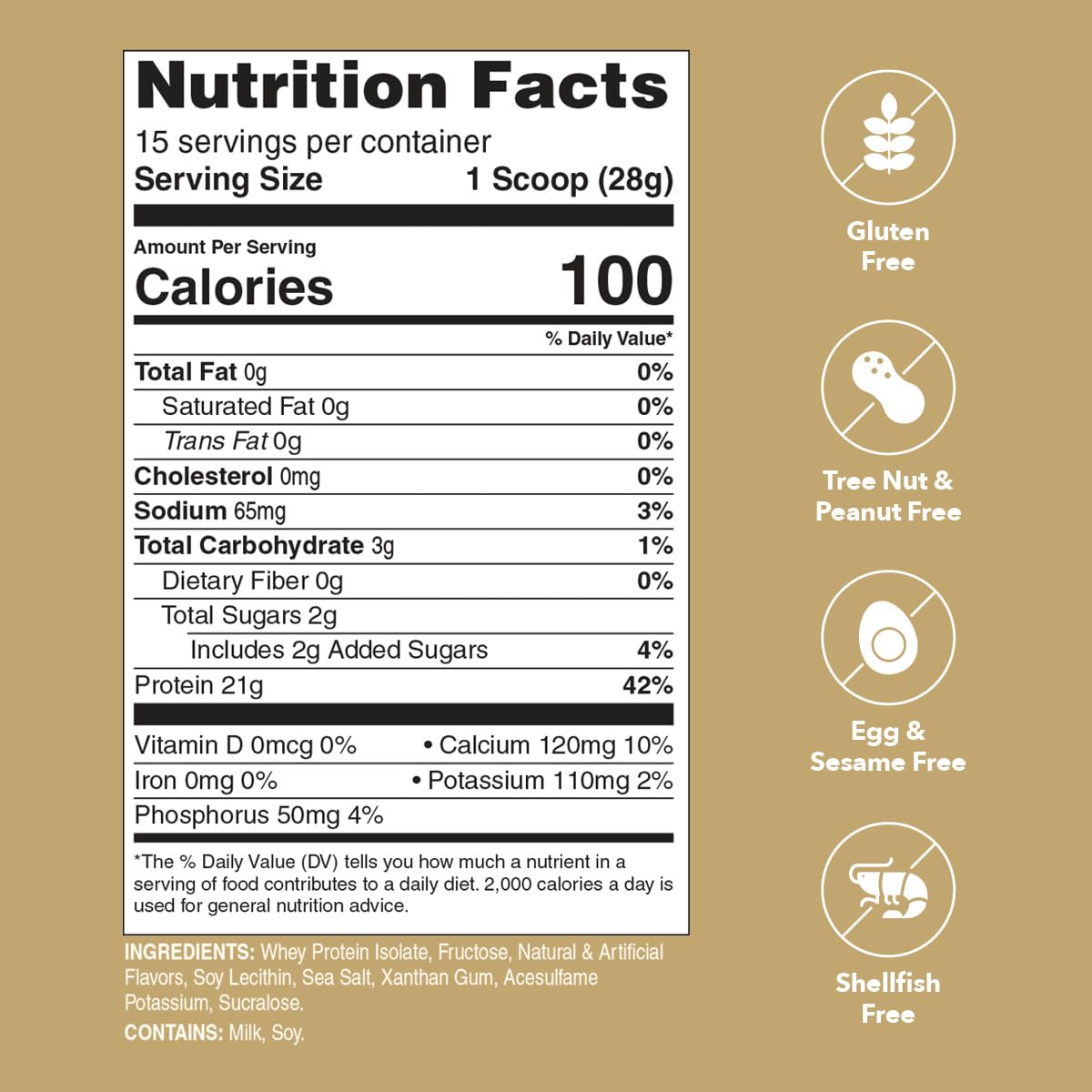 Unjury Whey Protein Powder | Vanilla | 21g 100% Whey Isolate Protein Powder | Low Carb and Lactose Free | Gluten Free | Certified Kosher | 15 Servings Unjury buy supplements canada