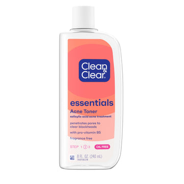 Clean & Clear Essentials Oil-Free Acne Toner, 2% Salicylic Acid Acne Treatment with Pro-Vitamin B5, Deep Pore Facial Toner Clean & Clear buy supplements canada