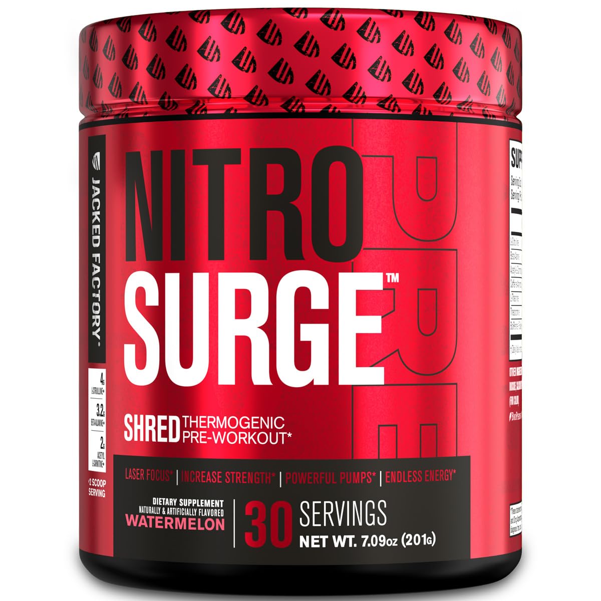 Jacked Factory NITROSURGE Shred Pre Workout Supplement - Energy Booster, Instant Jacked Factory buy supplements canada