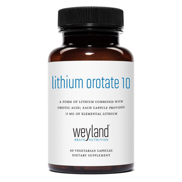 Weyland Brain Nutrition: Lithium Orotate 10mg (1 Bottle), 60 Vegetarian Weyland Brain Nutrition buy supplements canada