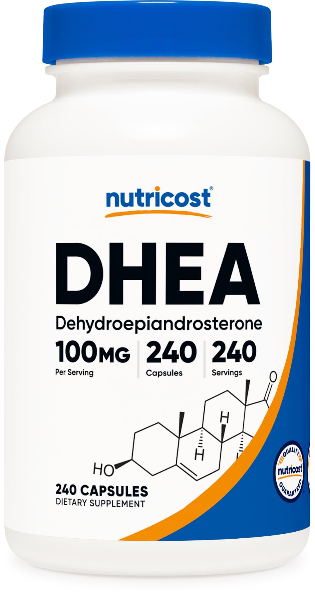 Nutricost DHEA 100mg, 240 Capsules - Gluten Free, Soy Free, Non-GMO, Supplement Nutricost buy supplements canada