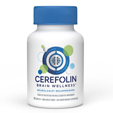 Cerefolin Brain Wellness, Targeted Nutrition for Cognitive Support, Improves Memory, Focus & Concentration, L-Methylfolate, NAC, B12, Neurologist Recommended (60 Count) Cerefolin buy supplements canada