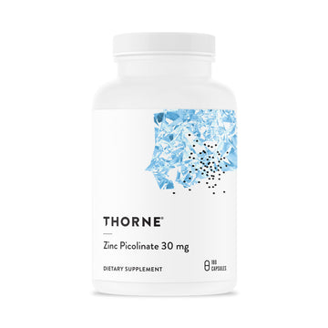 Thorne Research - Zinc Picolinate 30 mg - Well-Absorbed Zinc Supplement for Growth and Immune Function - 180 Capsules THORNE buy supplements canada
