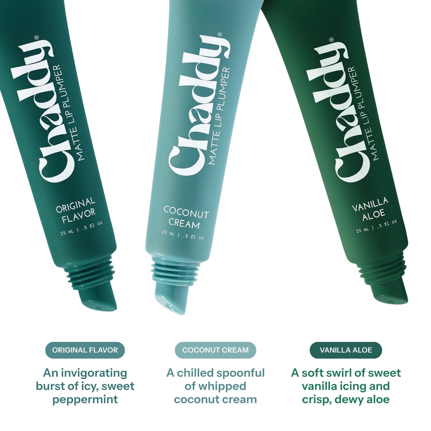 Chaddy Matte Lip Plumper - Hydrating Lip Plumper with Hyaluronic Acid | Plumping Lip, Natural Lip Care and Enhancer - 0.5 fl.oz (Original Flavor) Chaddy buy supplements canada