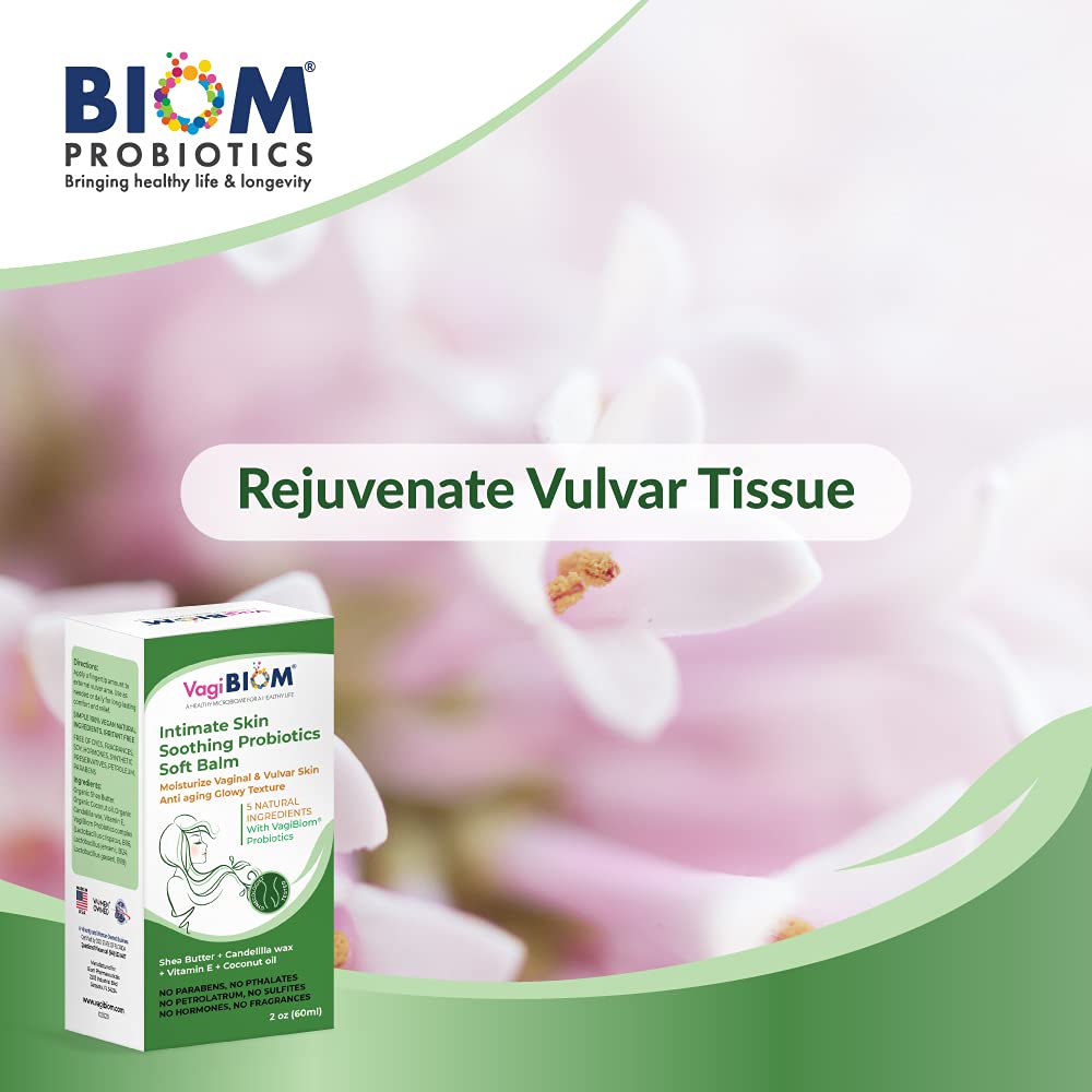 Intimate Skin Soothing Probiotics Soft Balm SheaButter with VagiBiom Lactobacillus crispatus Biom Probiotics buy supplements canada