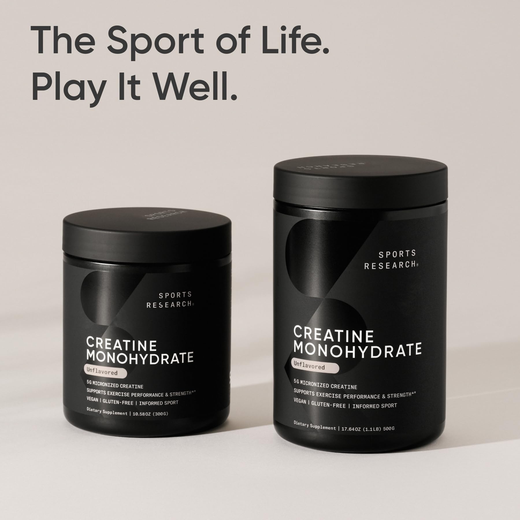 Sports Research Creatine Monohydrate - Gain Lean Muscle, Improve Performance and Strength and Support Workout Recovery - 5 g Micronized Creatine - 10.58 oz Sports Research buy supplements canada