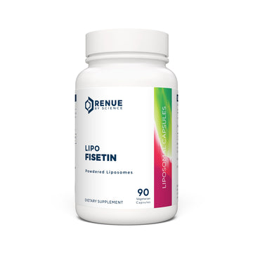 Renue By Science Fisetin | 90 Liposomal Fisetin Supplements - 150mg Fisetin per Serving | Senolytic Supplements | Bioavailable Formula for Increased Absorption | Non-GMO & Made in The USA Renue By Science buy supplements canada