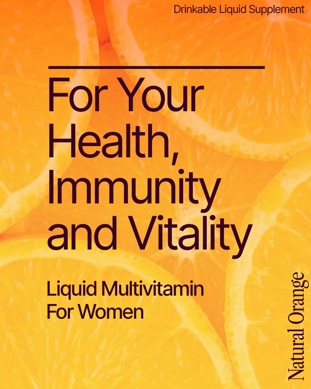 BeMe Liquid Multivitamins for Women - Advanced Liquid Delivery System with 13 Vitamins & Minerals - Tear & Go Sachets, Non-GMO, Orange Flavor (15 Sachets) BeMe buy supplements canada