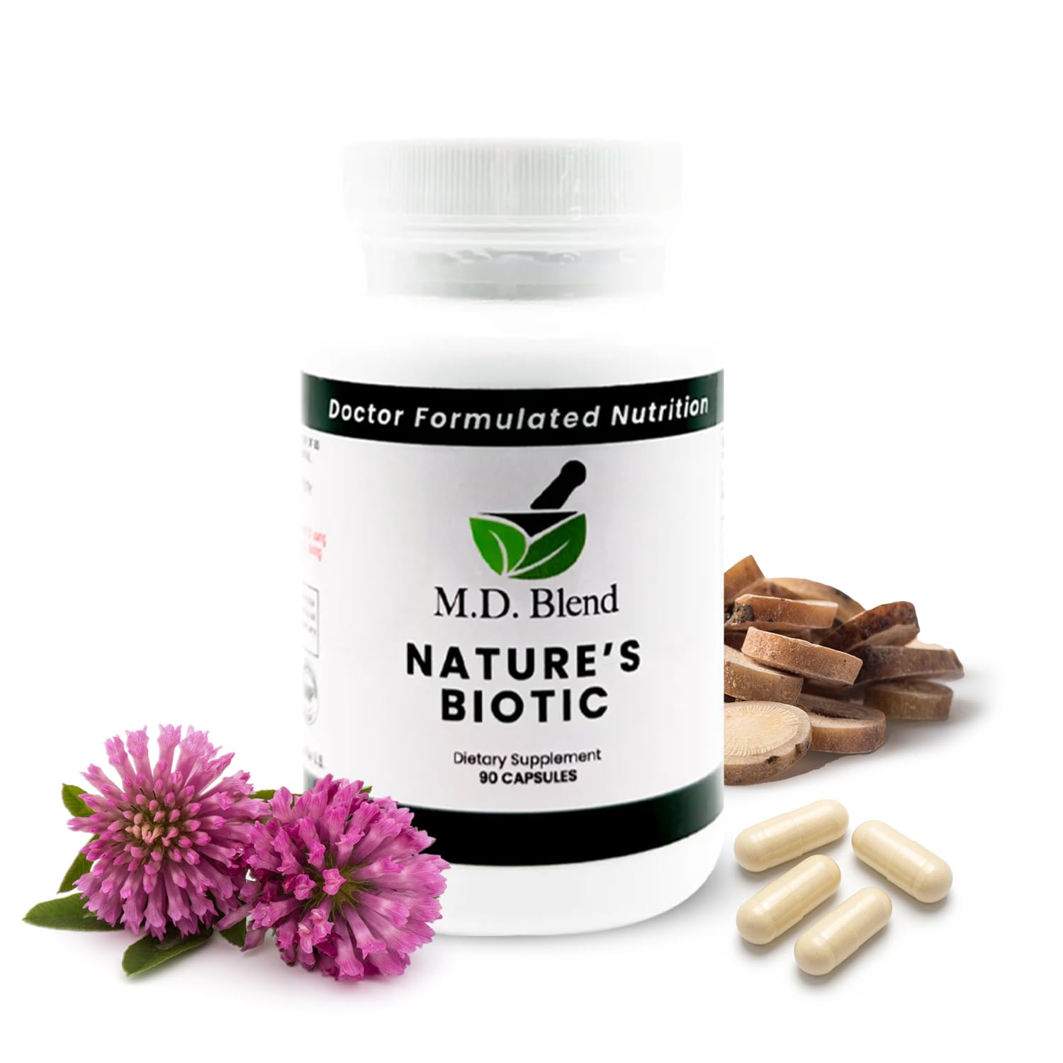 Nature’s Biotic Berberine Supplement for Daily Wellness Support with Blend of Oregano, Garlic, Vitamins C & B6, Magnesium, and Zinc, 90 Capsules (Pack of 1) M.D. Blend buy supplements canada