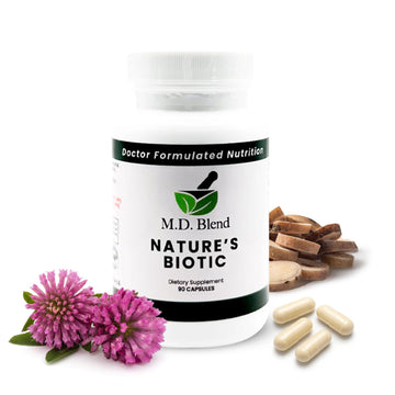 Nature’s Biotic Berberine Supplement for Daily Wellness Support with Blend of Oregano, Garlic, Vitamins C & B6, Magnesium, and Zinc, 90 Capsules (Pack of 1) M.D. Blend buy supplements canada