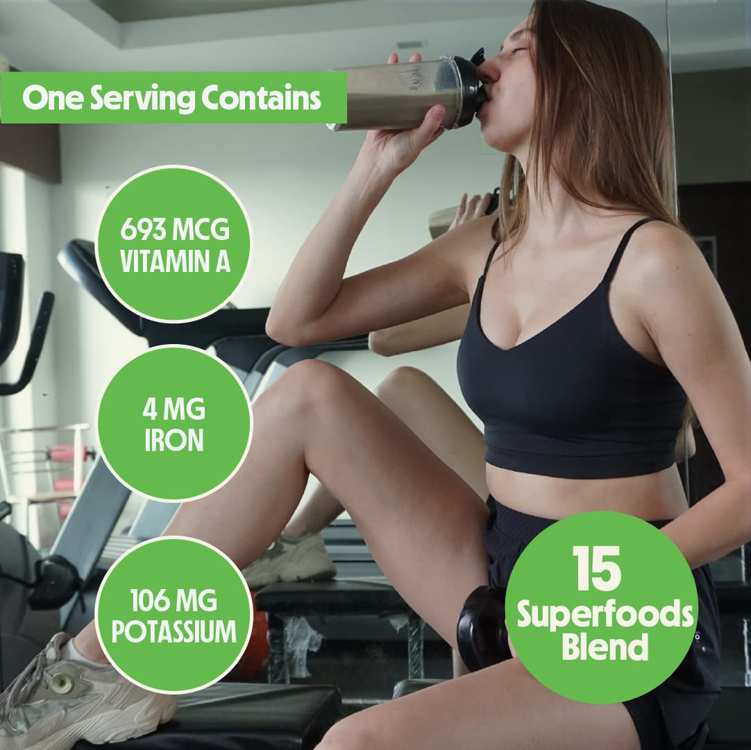 Better Alt Greens Powder, Helps Reduce Bloating, 15 Super Greens- Blend of Spirulina Better Alt buy supplements canada