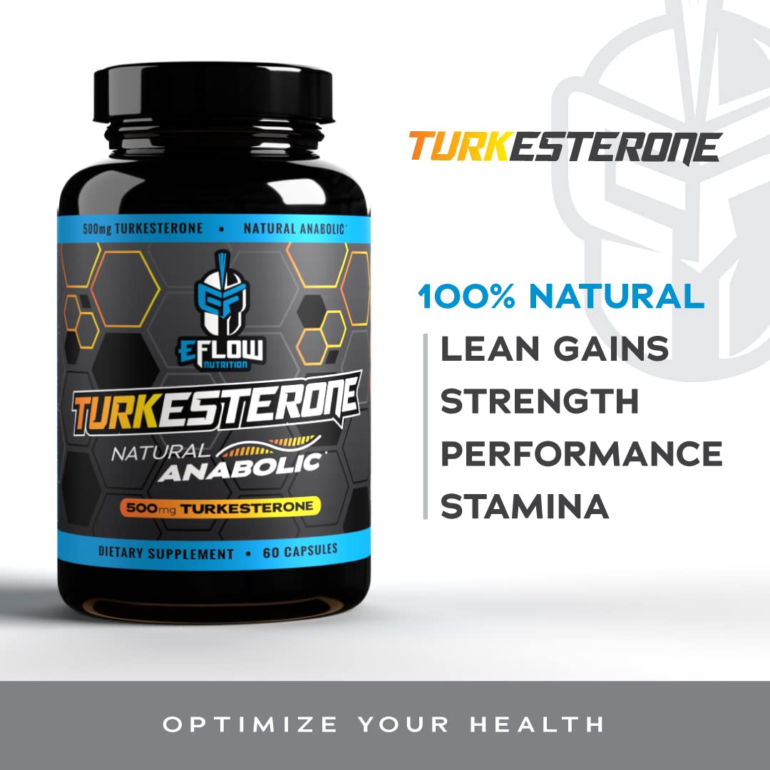 eFlow Nutrition Turkesterone (500 mg) Ajuga Turkestania Extract Complexed eFlow Nutrition buy supplements canada