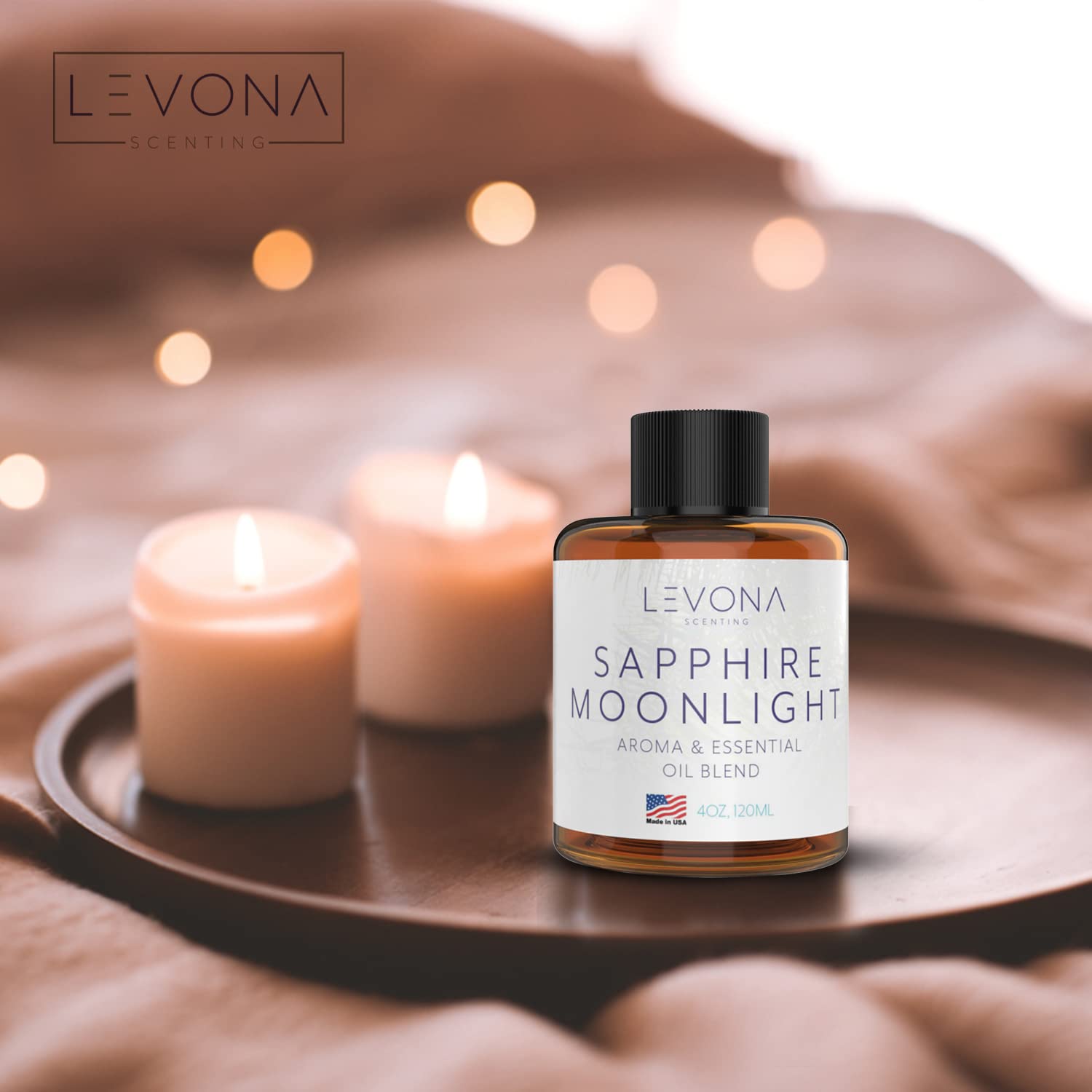 Levona Scent Pure Essential Oils For Diffusers For Home, Hotel & Office - Sapphire Moonlight Essential Oil LEVONA SCENT buy supplements canada