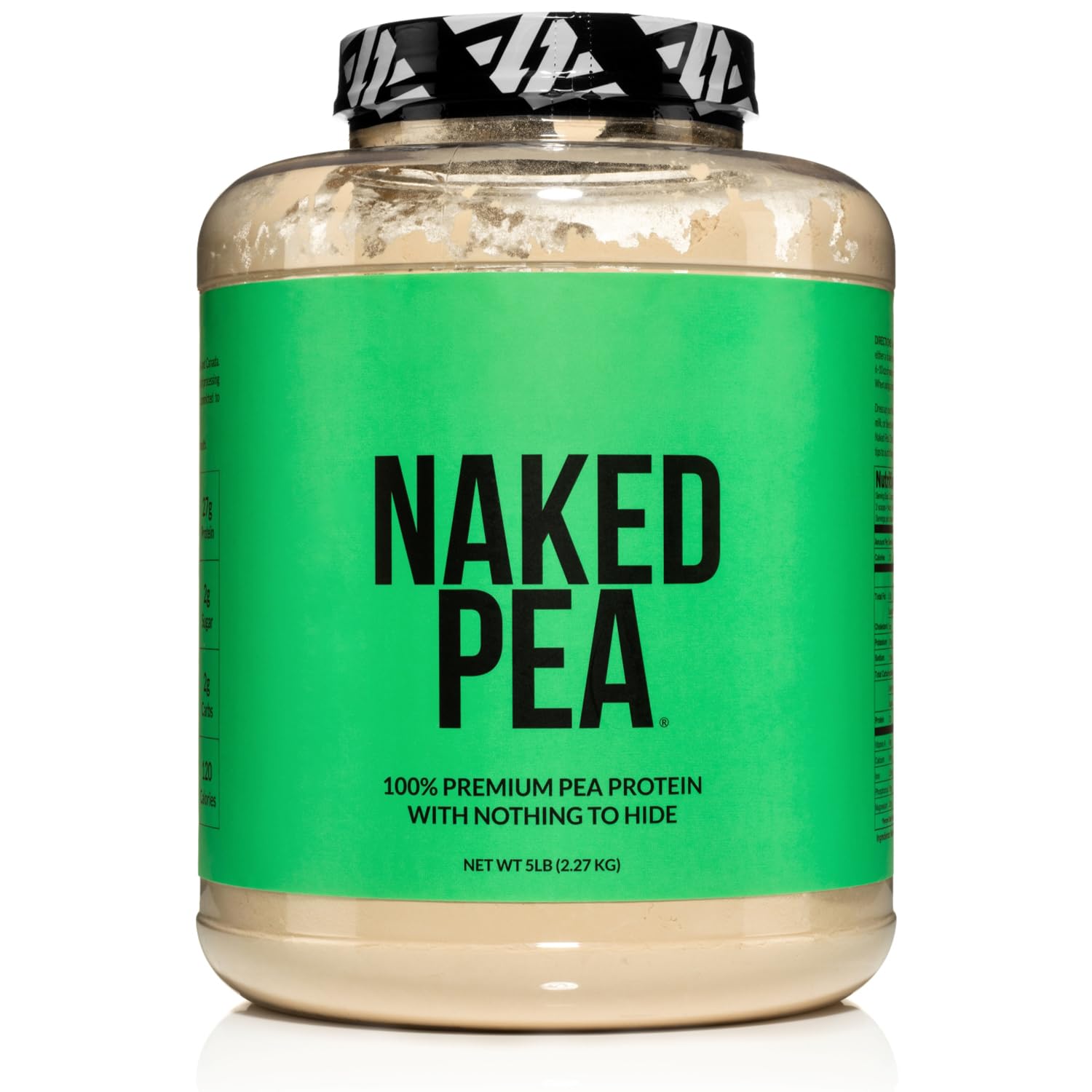 NAKED Pea - 5LB 100% Pea Protein Powder from North American Farms - Unflavored Vegan Pea Protein Isolate - NSF Certified, Plant Protein Powder, Easy to Digest - 76 Servings NAKED buy supplements canada