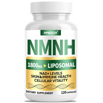 NMNH Supplement 1000mg - Nicotinamide Mononucleotide Alternative, Boost NAD+ with Liposomal Resveratrol & Nicotinamide Riboside NR, for Healthy Cellular, Aging, Energy, 120 Vegan Non-GMO Capsules Qmiozzy buy supplements canada