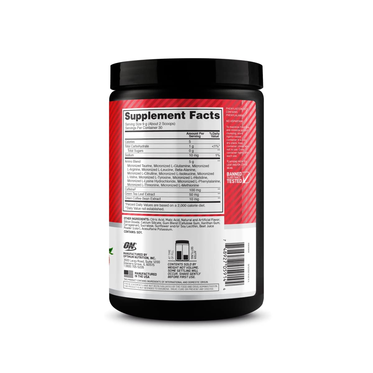 Optimum Nutrition Amino Energy - Pre Workout with Green Tea, BCAA, Amino Acids Optimum Nutrition buy supplements canada