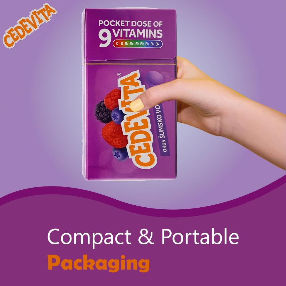 Cedevita Multivitamin Healthy and Sweet Candies - Pack of 8 (Forest Fruit) SORINA buy supplements canada