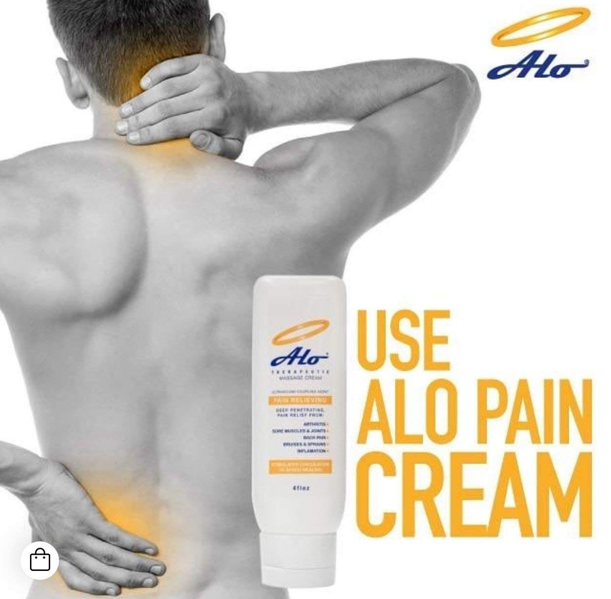 ALO Pain Relief Cream Therapy(32 oz with Pump) for Arthritis, Back Pain, Sciatica, Plantar Fasciitis, Tennis Elbow, Sore Muscles & Joints Inflammation - Working Out Aches, Acute Pain and Chronic Pain ALO Pain Relief Cream buy supplements canada