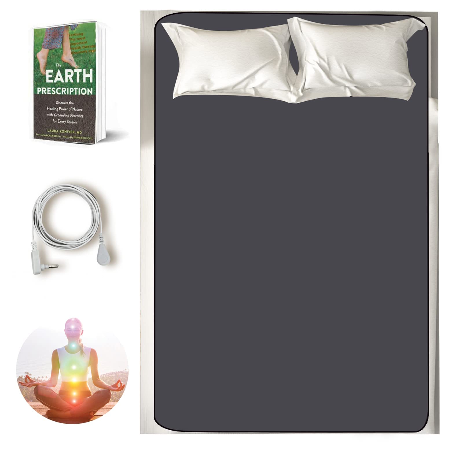 Grounding Mat, Grounding Mattress Cover Pad Grounding Mats Earth Connected Conductive Carbon Alfredx buy supplements canada