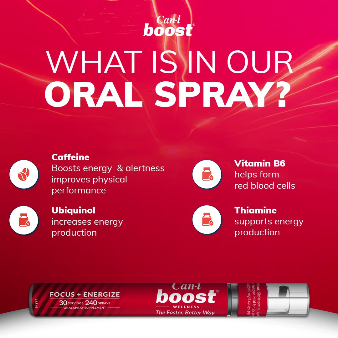 Brain Supplement Booster for Focus & Attention Fast-Acting Oral Spray, Energy for Kids Cani Brands Feel Amazing buy supplements canada