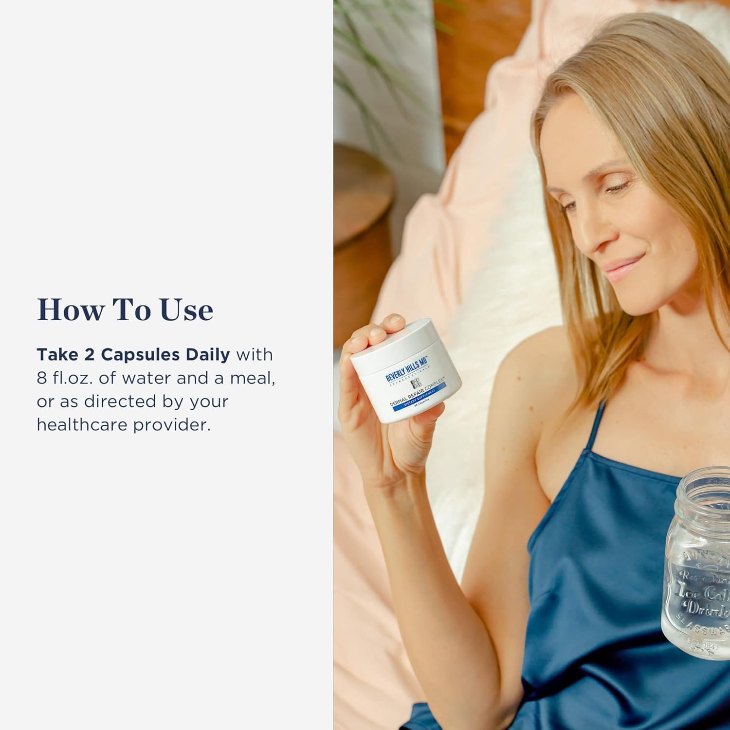 Beverly Hills MD Dermal Repair Anti-Aging Supplement - Hyaluronic Acid, Collagen, Vitamins for Smooth, Plump Skin (3) Beverly Hills MD buy supplements canada