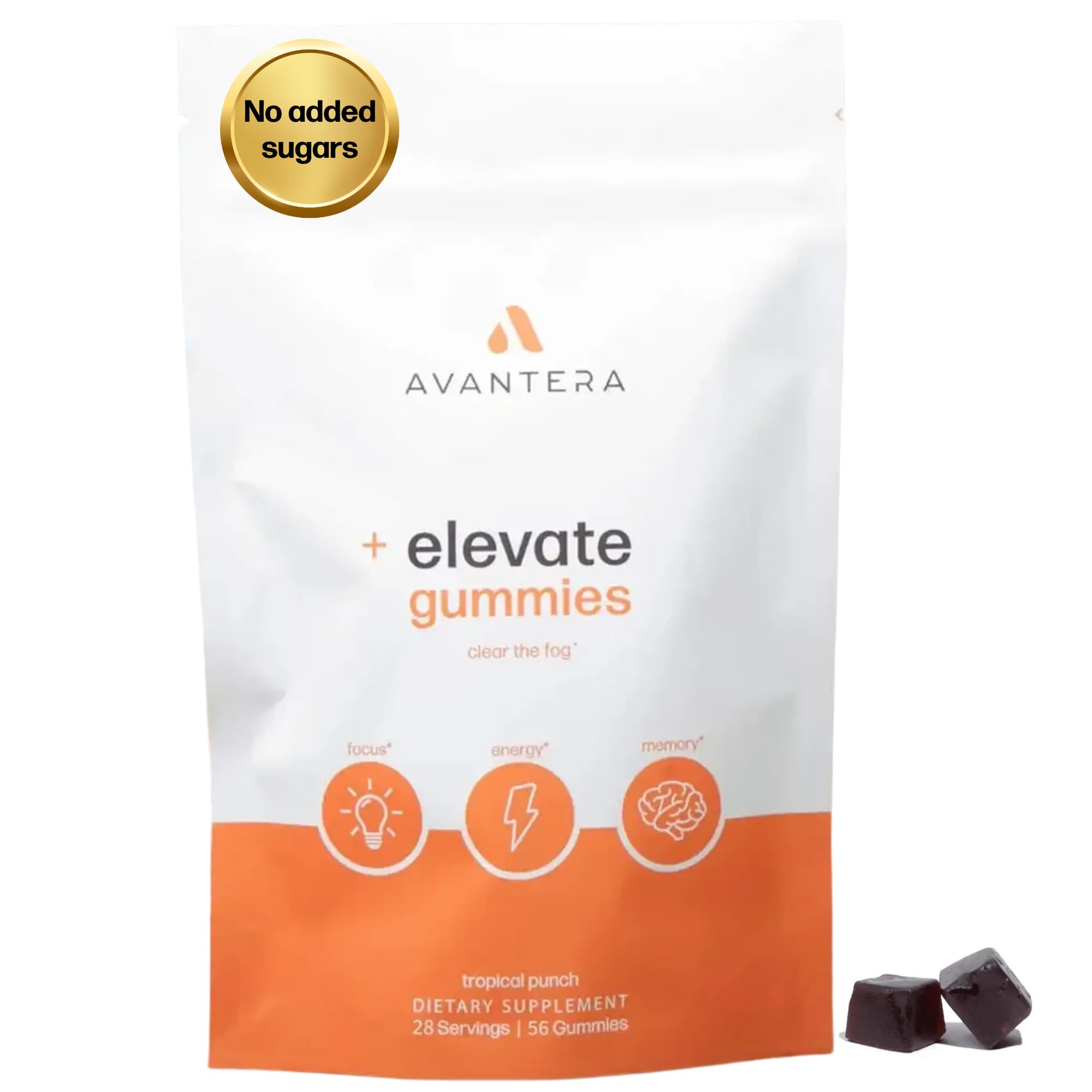 Avantera Elevate Gummies Premium Nootropic Supplement - Beat Brain Fog - Best Focus Supplements for Memory & Focus Support - Energy Without Crash - 60 Gummies for Women & Men Avantera buy supplements canada