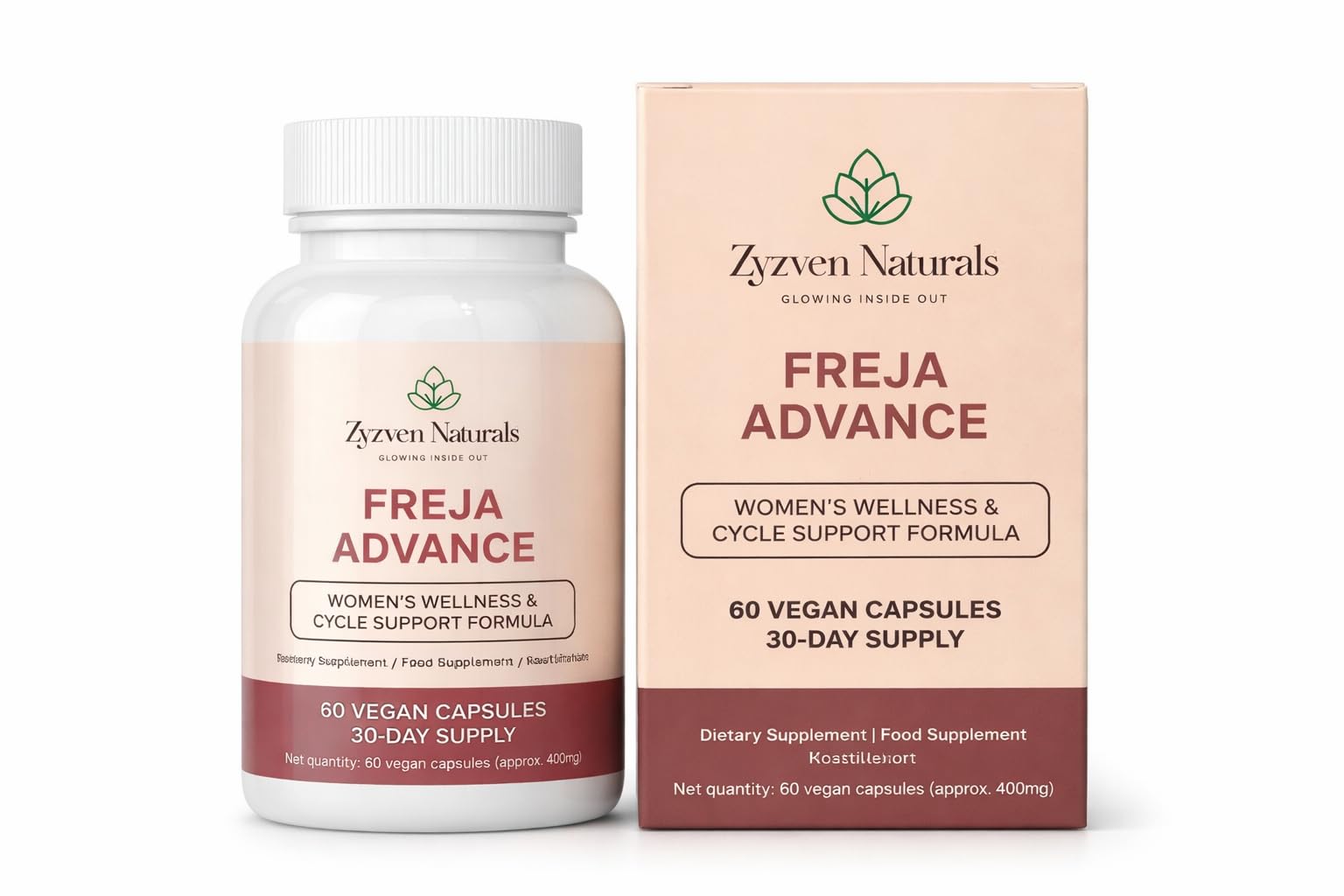 Zyzven Naturals Freja Advance – Women’s Wellness & Cycle Support Supplement – Myo-Inositol, Maca, Vitex, Shatavari, NAC, Zinc & Chromium – 60 Vegan Capsules – 30 Day Supply Zyzven Naturals buy supplements canada
