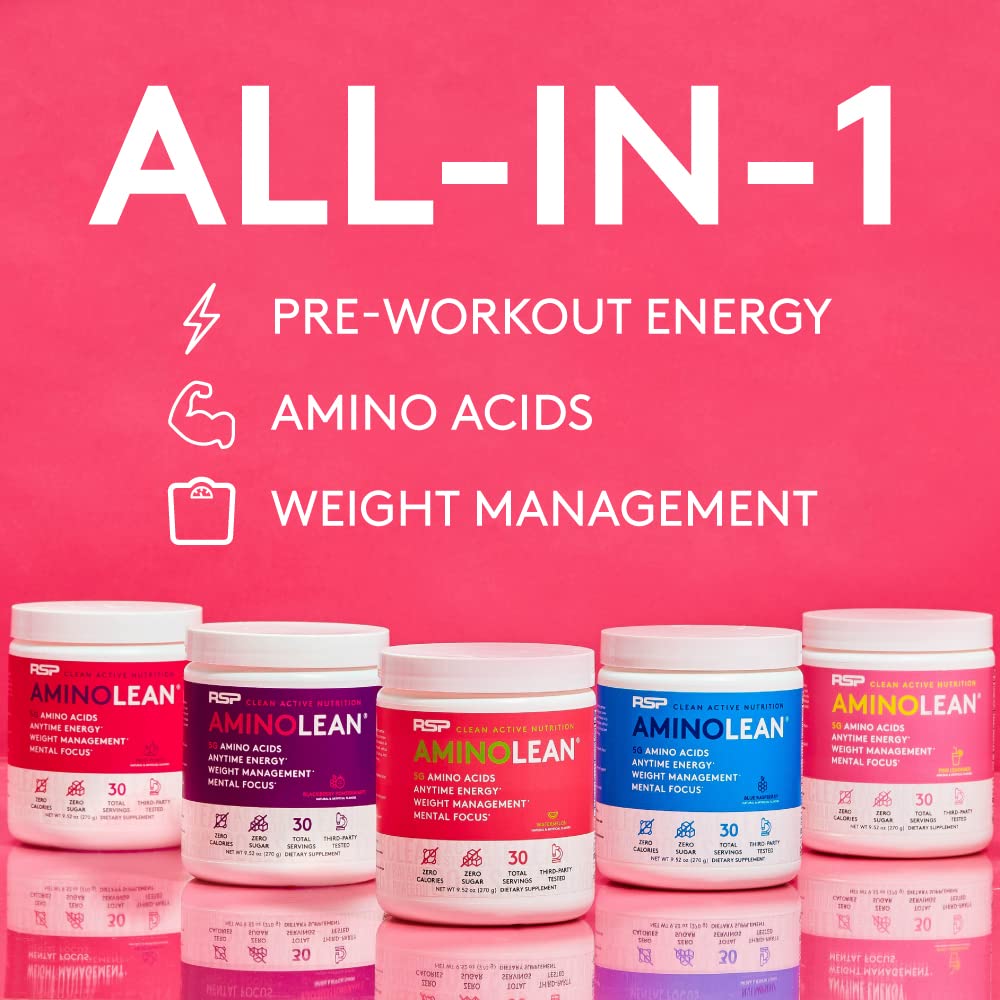 RSP NUTRITION AminoLean Pre Workout Powder, Amino Energy & Weight Management RSP NUTRITION buy supplements canada