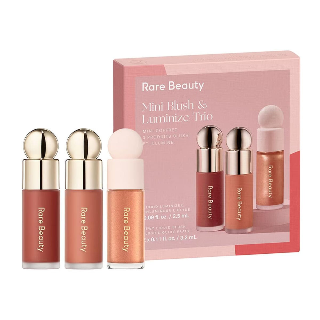 Rare Beauty Limited Edition Mini Blush & Luminize Trio - Beloved - Virtue - Enliven - New In Box Rare Beauty buy supplements canada
