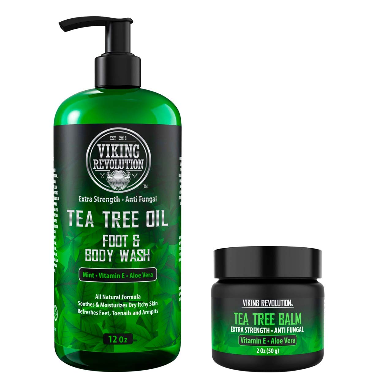 Viking Revolution Skin Cleaning Agent Tea Tree Kit for Men - Tea Tree Oil Set with Body Viking Revolution buy supplements canada