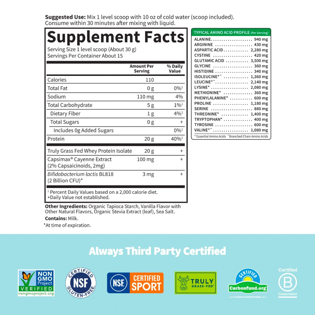 Garden of Life Sport Whey Plus Weight Management with Amino Energy - 20g of Grass Garden of Life buy supplements canada