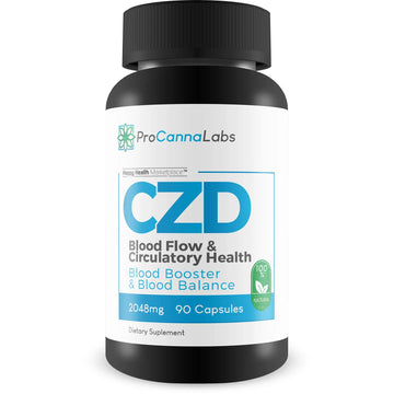 CDZ Supplement Vitamin C D and Zinc Plus Herbs - Our Best Vitamin C D Zinc Blood Booster for Blood Balance & Blood Flow - C Z D Blood Flow & Circulatory Health - Pro Canna Labs Gummies Capsules Happy Health Marketplace buy supplements canada