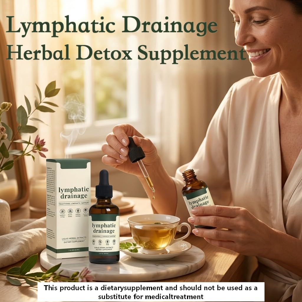 Sentk Organic Lymphatic Drainage Drops, Liposomal Herbal Blend – Supports Lymph System, Reduces Swelling, Boosts Immunity & Vitality, Enhance Clarity, Portable Dropper Design, 2 fl oz (2 Pack) Sentk buy supplements canada