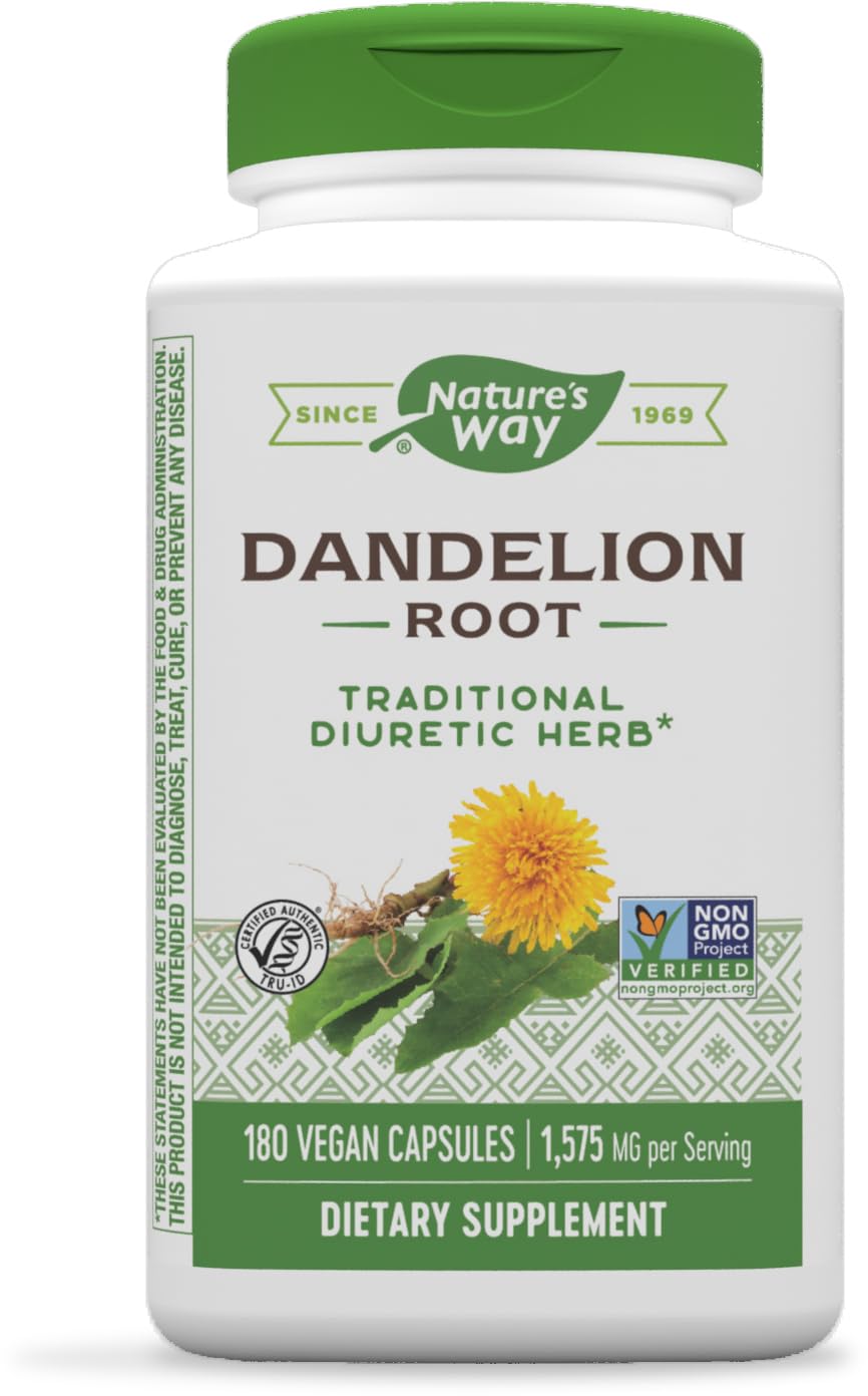 Nature's Way Dandelion Root Diuretic Herb* 525 mg per Capsule Non-GMO Nature's Way buy supplements canada