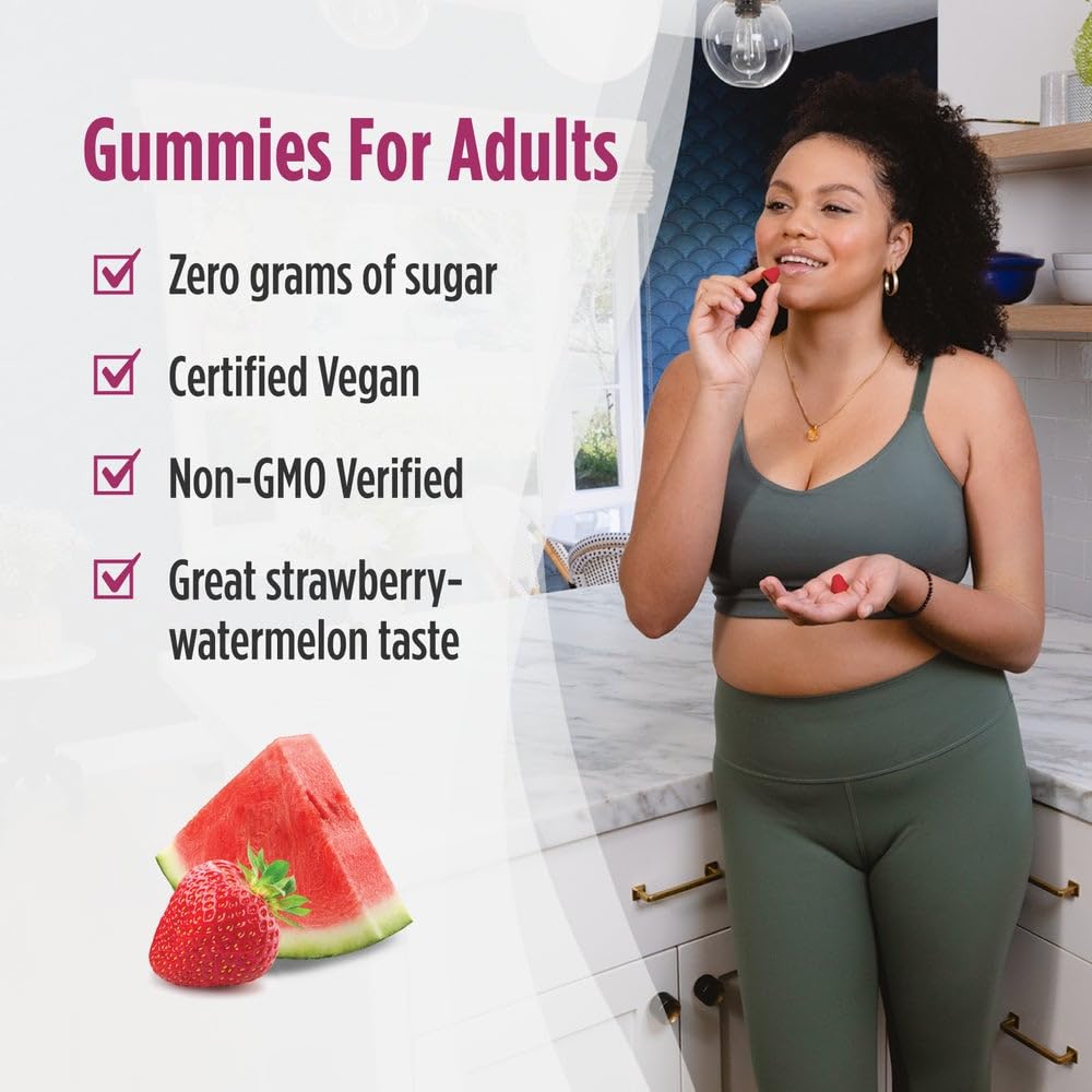 Nordic Naturals Vegan Probiotic Gummies Bundle - Zero Sugar Kids Probiotic Gummies - Strawberry Watermelon Flavor - 30 Gummies, Zero Sugar Probiotic Gummies - Strawberry Watermelon Flavor - 40 Gummies Nordic Naturals buy supplements canada