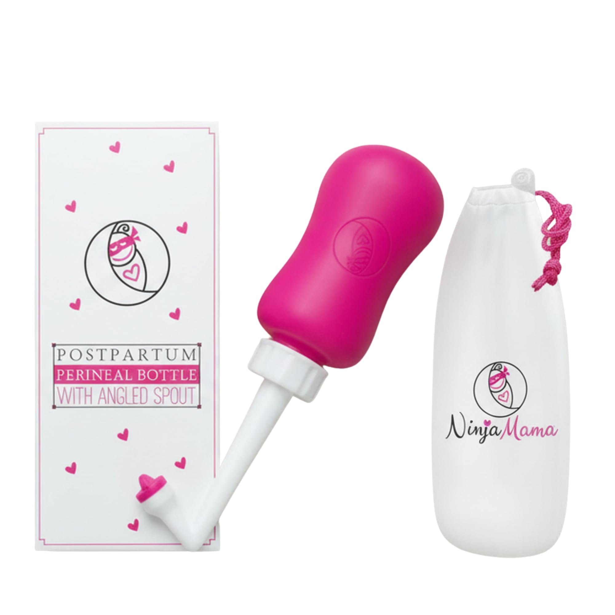 Ninja Mama Peri Bottle for Postpartum Care Post Partum Essentials for Pain Relief, Tears & Hemorrhoids After Birth Portable Perineal Bottle with Angled Spout Labor & Delivery Hospital Bag. (355ml) Ninja Mama buy supplements canada