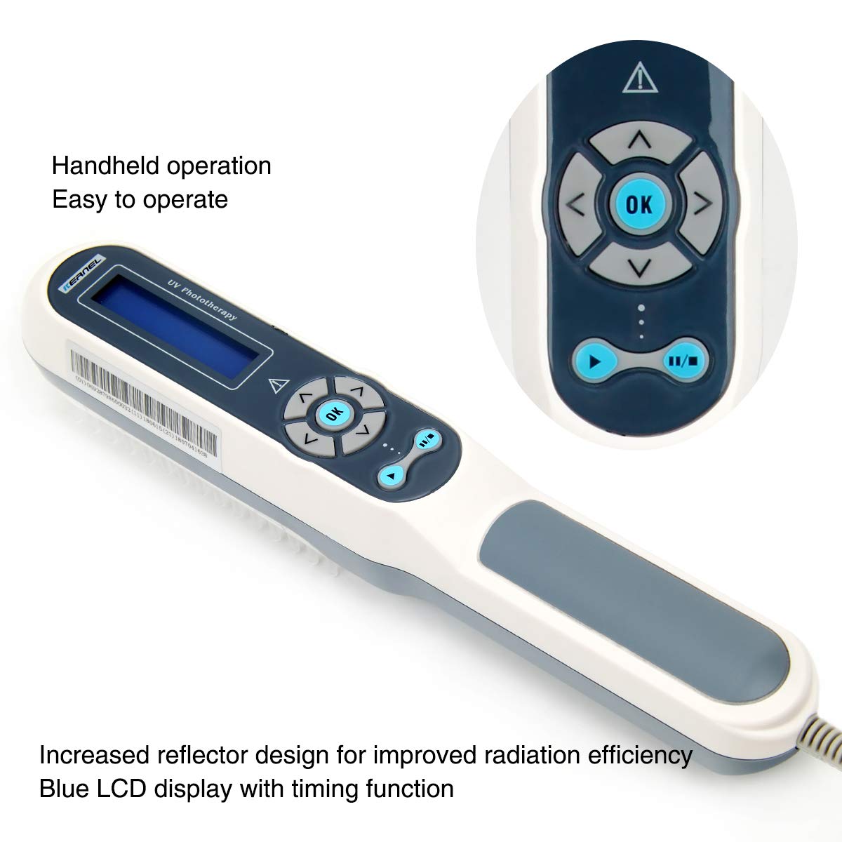 Hand Held UV Phototherapy Light Device for Home Use AUSPA buy supplements canada