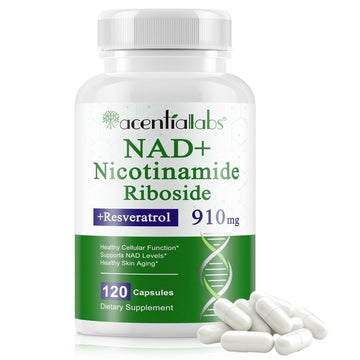 NAD Supplement, Nicotinamide Riboside, NAD 910MG Liposomal Supplements for Women & Men, NAD+ Supplement for Anti Aging and Cell Regeneration -120 Capsules NIFEISHI buy supplements canada