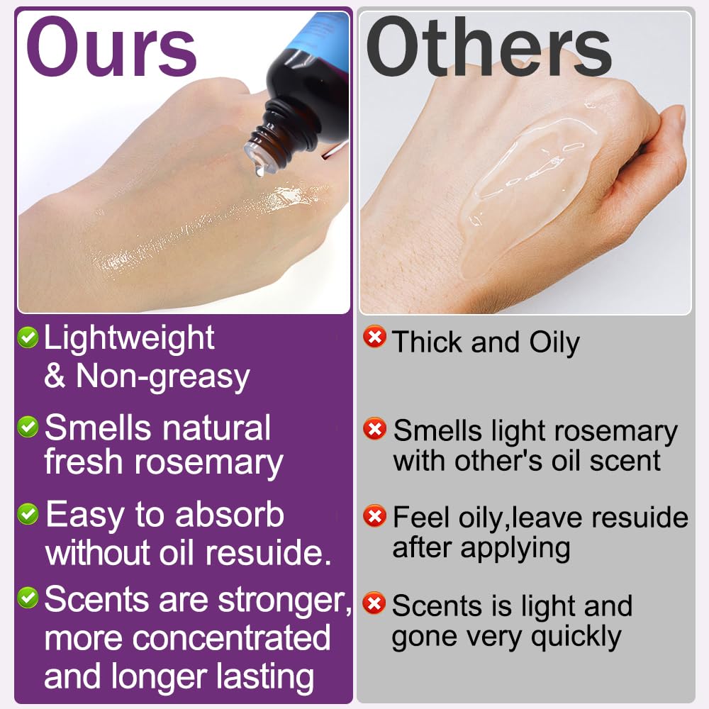 Rosemary Oil for Hair Growth,100% Pure Undiluted Light-Weight Non-Greasy Rosemary Essential Oil GIFBEA buy supplements canada