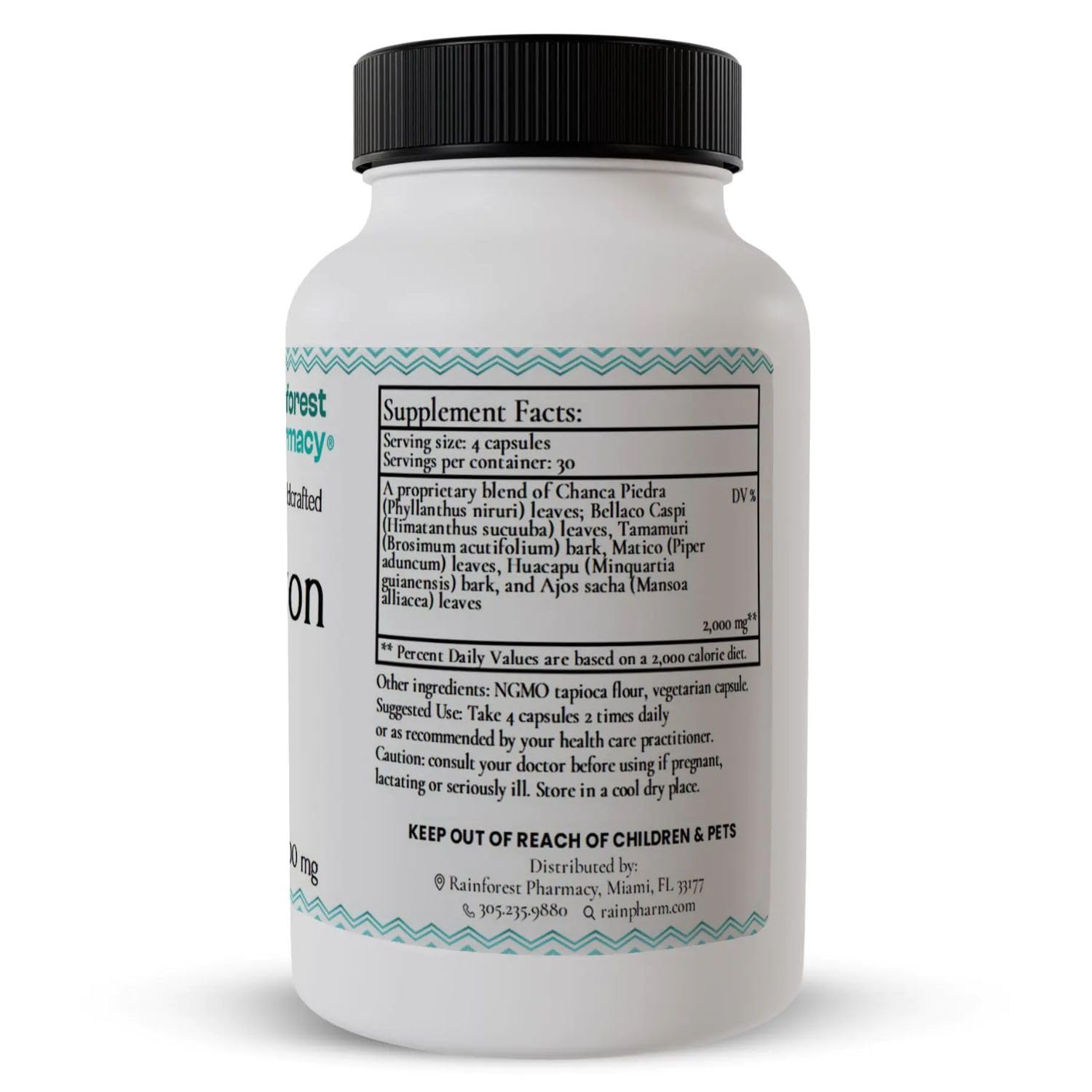 Rainforest Pharmacy Spiro Natural Herbal Supplement| 120 Vegetarian Capsules, 500 mg | Ecologically Wildcrafted Chanca Piedra & 5 Amazon Rainforest Herbs | Non-GMO Rainforest Pharmacy buy supplements canada