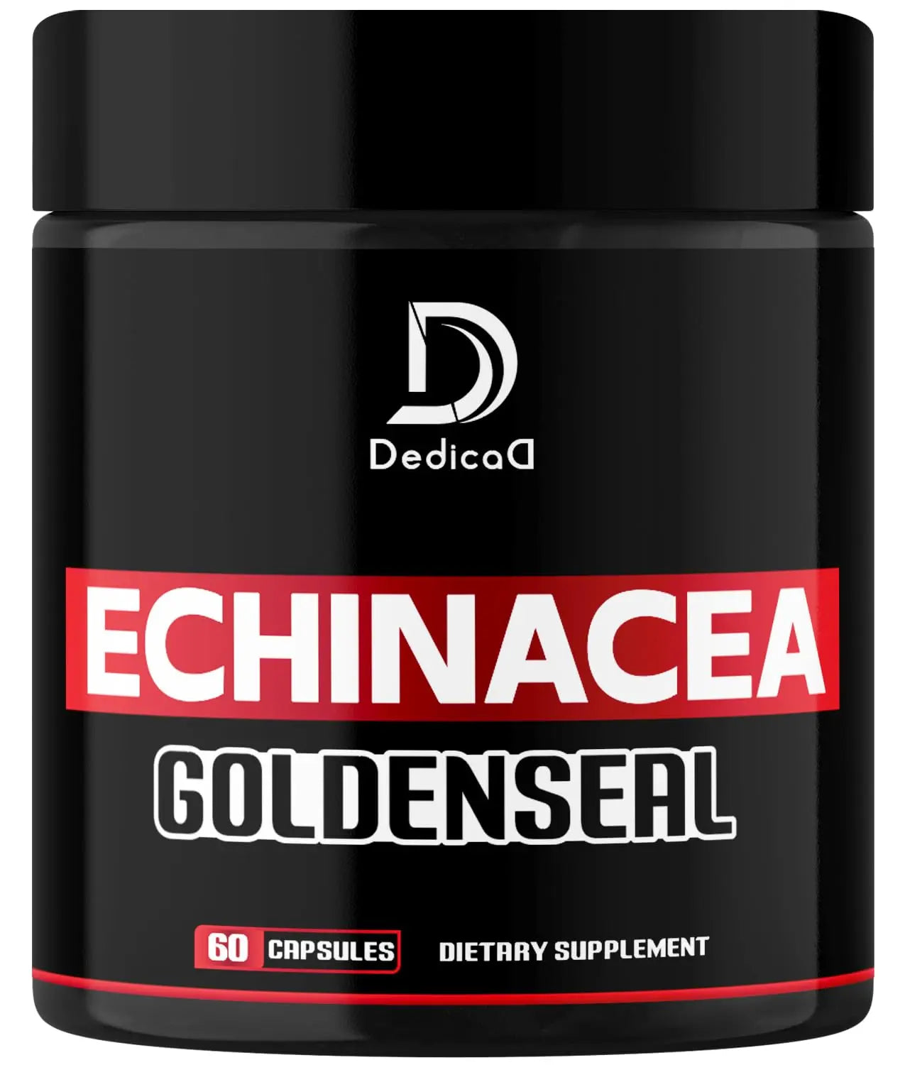 DEDICAD 1000mg Echinacea Goldenseal Capsules - Support Immune System, Well-Being & Overal Health - 60 Veggie Capsules - Non-GMO, Gluten-Free DEDICAD buy supplements canada
