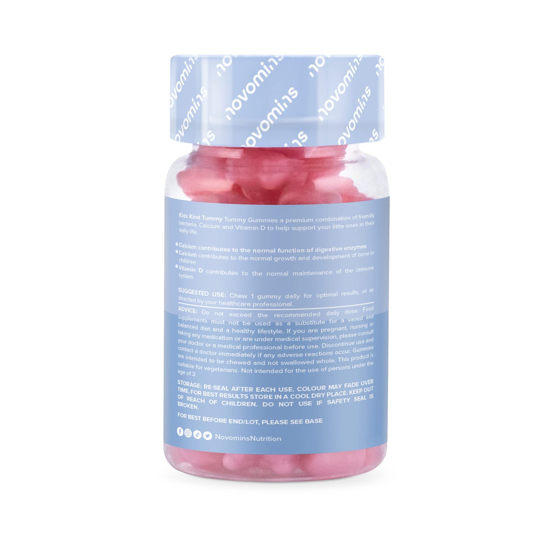Kids Probiotic Gummies – Probiotics for Children – Kids Kind Tummy Gummies novomins buy supplements canada