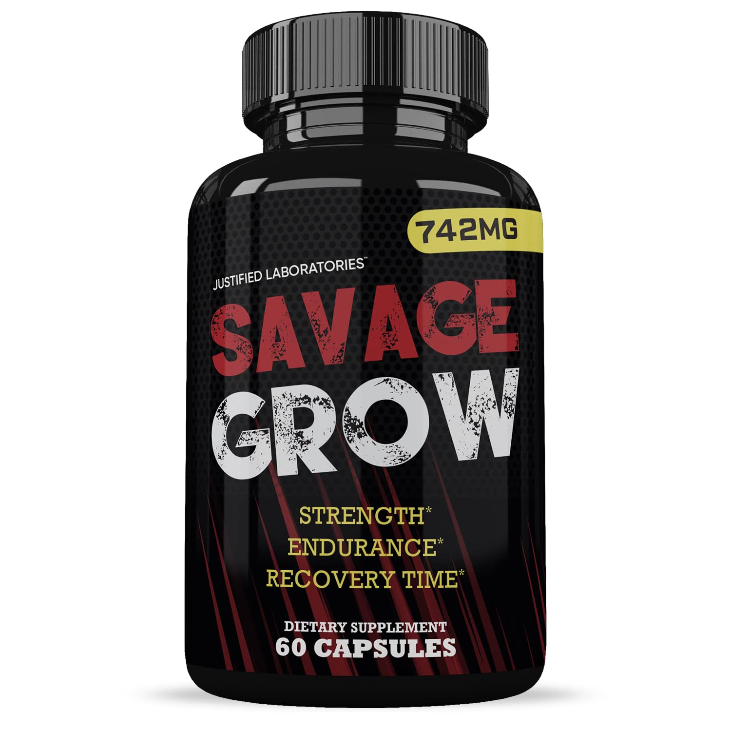 Savage Grow 742MG All Natural Advanced Men's Health Formula 60 Capsules Justified Laboratories buy supplements canada