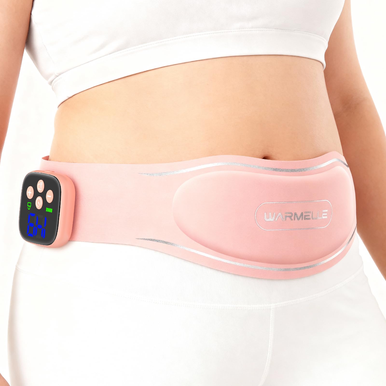 Heating Pad for Period Cramps, Portable Heating Pad for Back - Instant Soothing Menstrual Cramp Relief, Cordless Heating Pads Rechargeable with 5000mAh Battery, 6 Heat Settings, 10-99 Mins Timer WARMELLE buy supplements canada