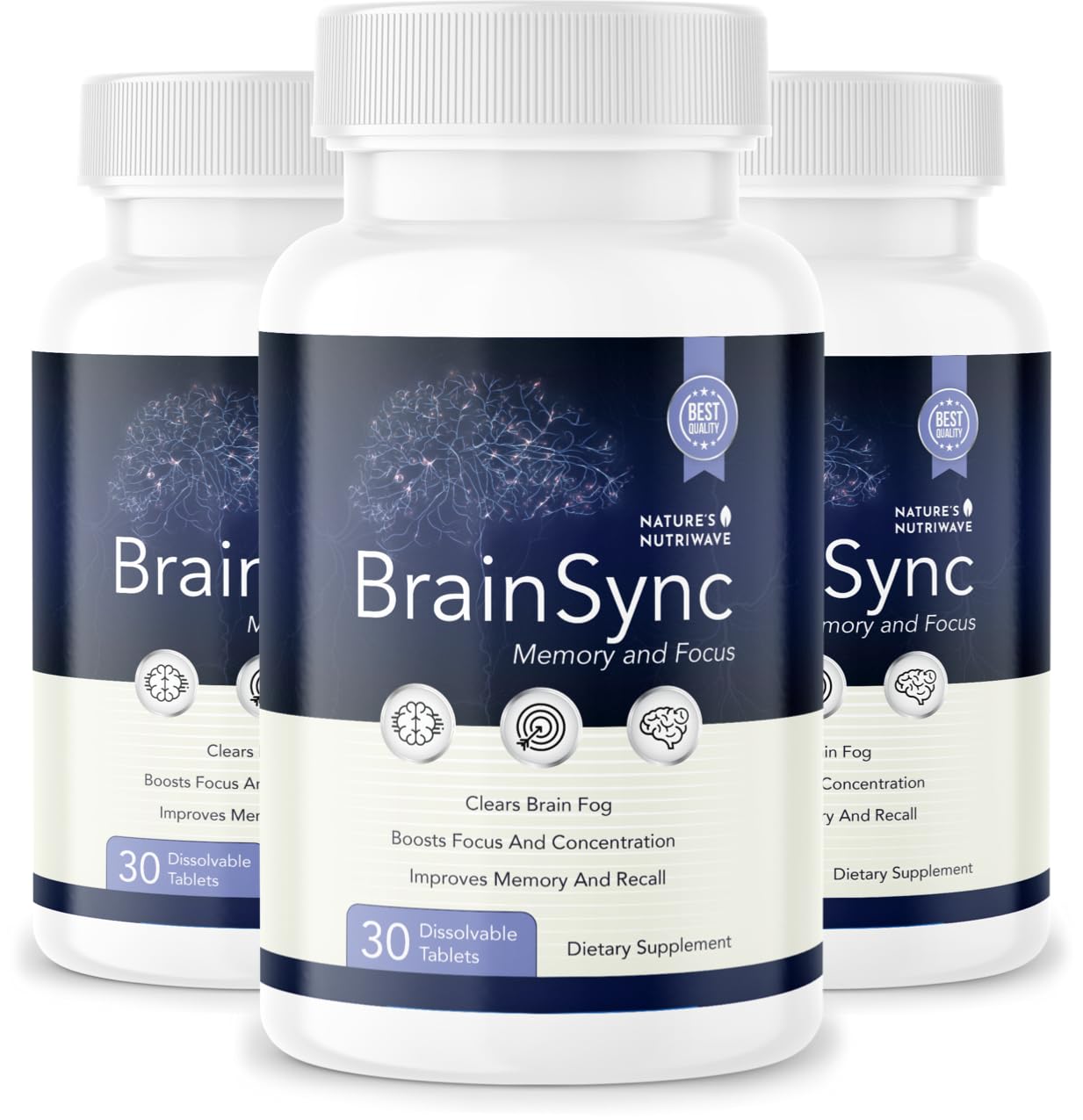 Nature’s NutriWave BrainSync Probiotic Supplement – Supports Daily Wellness & Gut-Brain Balance – 3.6 Billion CFU – 30 Dissolvable Tablets, 3 Month Supply Nature’s NutriWave buy supplements canada