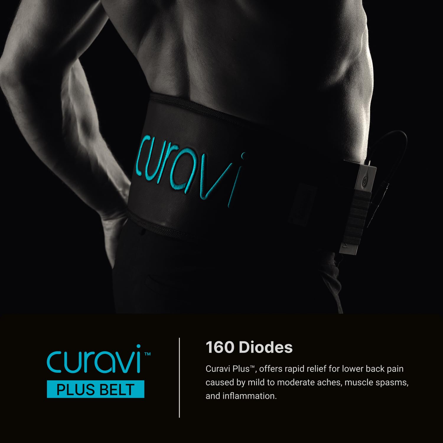 CURAVI Plus™ Wearable Red Light Therapy Belt for Lower Back Pain Relief - 160 Diodes - Safe and Effective CURAVI buy supplements canada