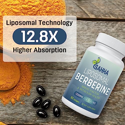 Sahha Advanced Liposomal Berberine 1200mg - Maximized Absorption for Optimal Results Sahha buy supplements canada