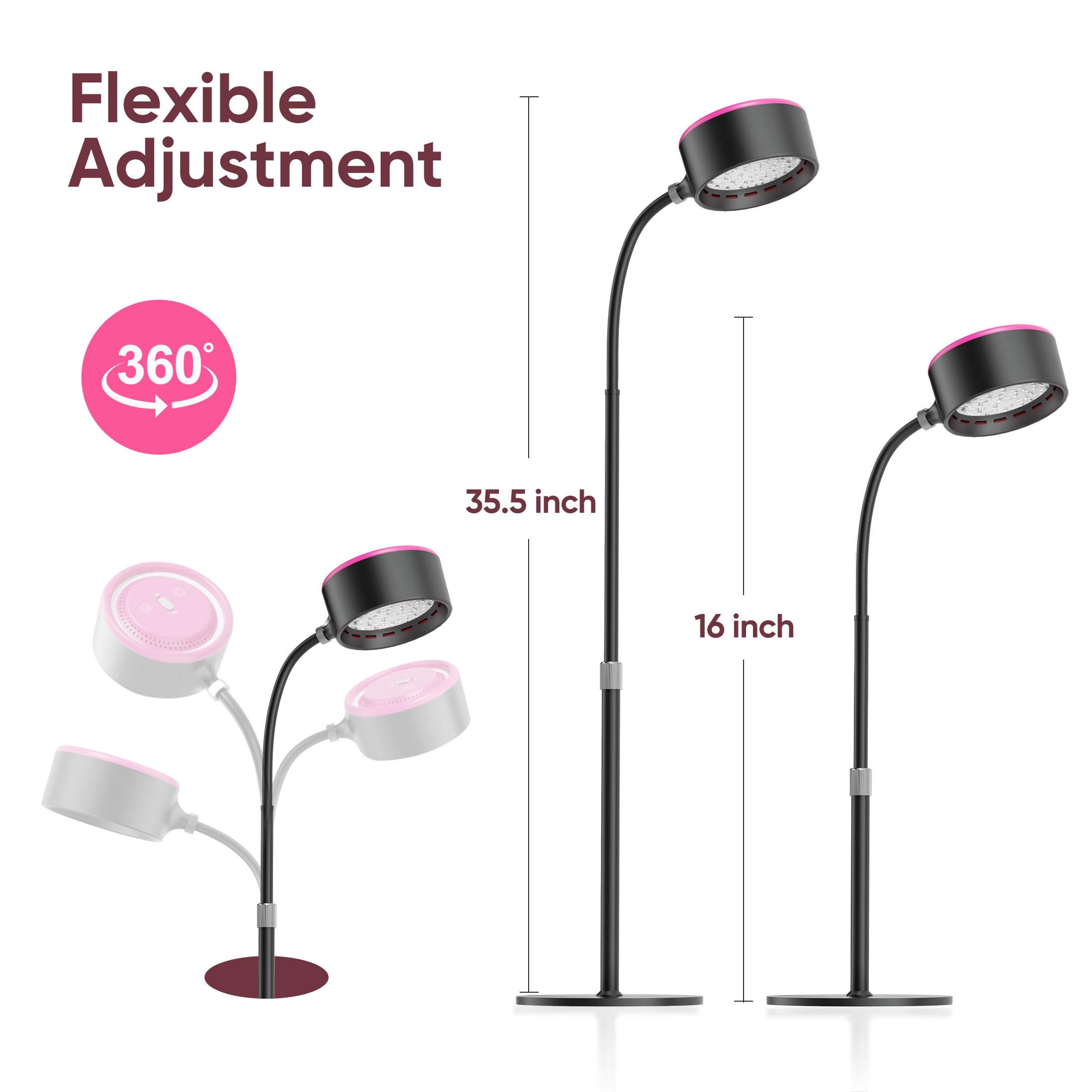 Caromolly Red Light Device Lamp, 660nm Red Light and 850nm Near-Infrared Light Combo Caromolly buy supplements canada